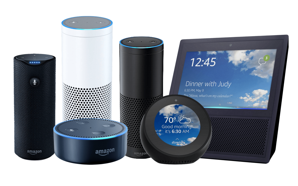 Image showing Amazon voice assistants